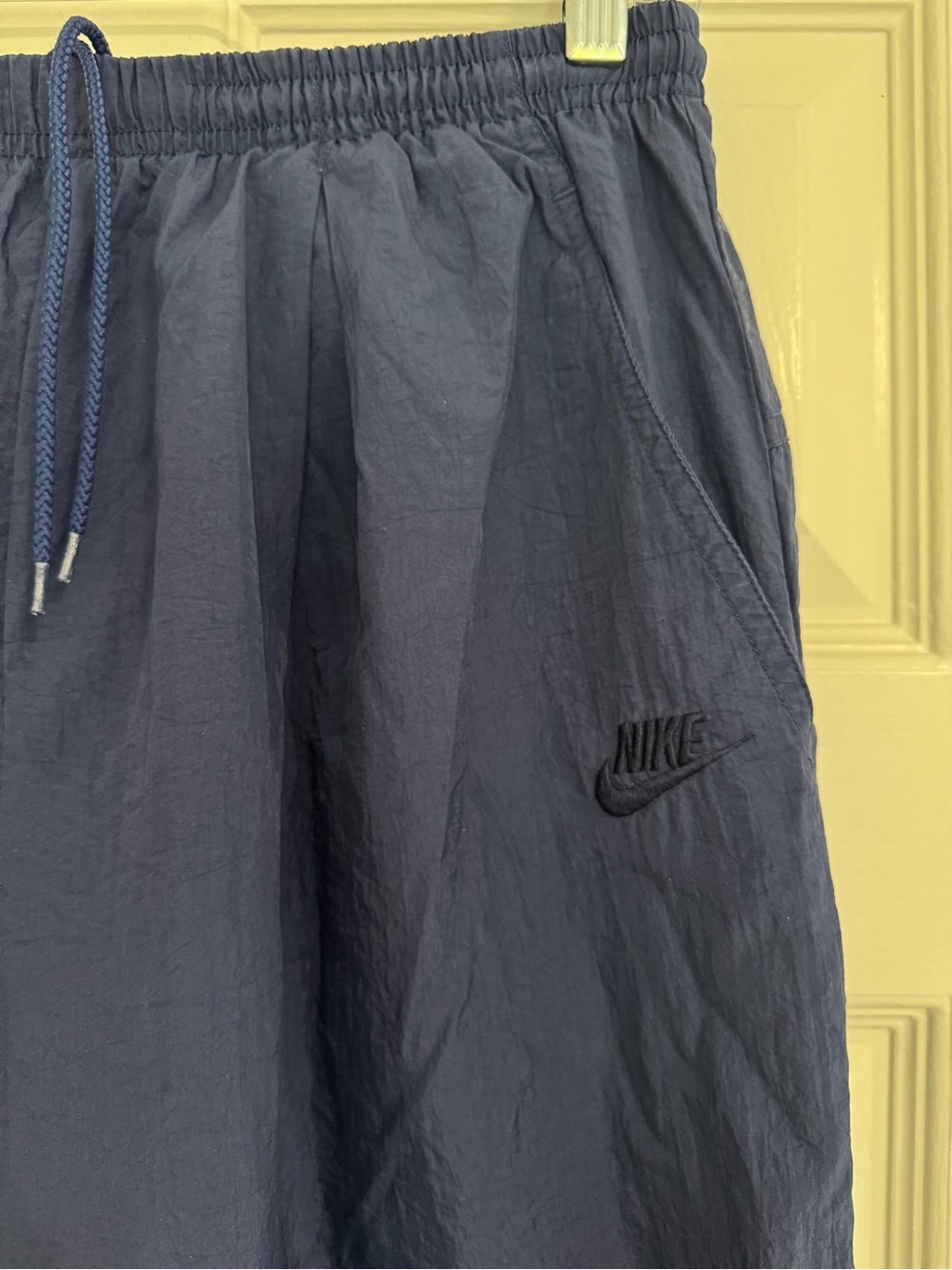 Vintage Nike Windbreaker Track Pant in Navy L